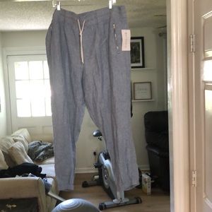 Athleta Cabo Linen Jogger